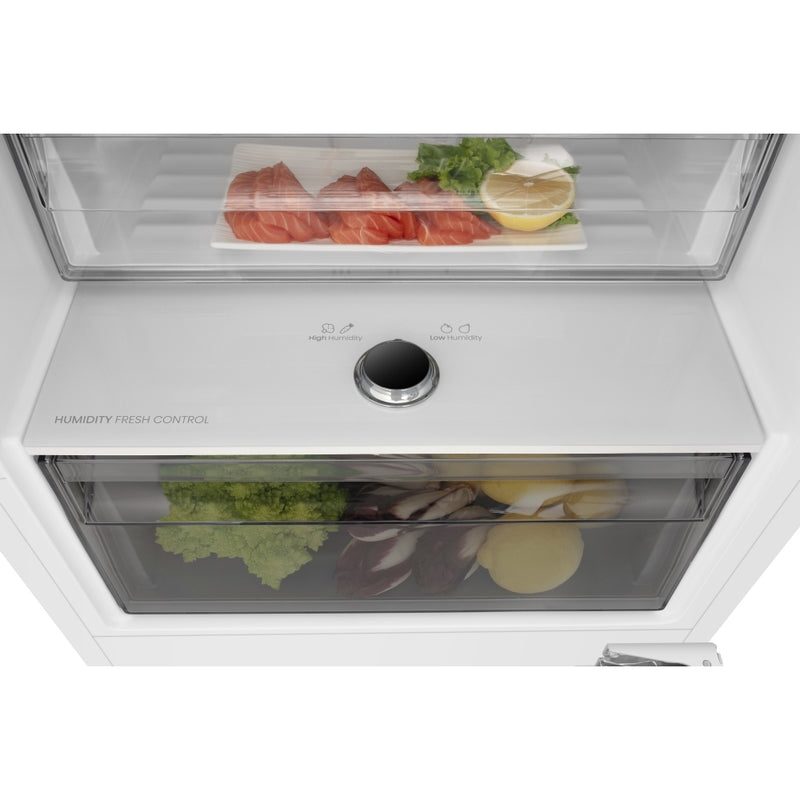 Hisense RB3B250SAWE - White Integrated Fridge Freezer - 252L Total No Frost - 60/40 Split - E Energy Rating