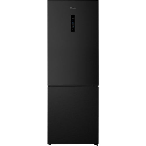 Hisense RB645N4BFE - Black Fridge Freezer - 495L Capacity - 70/30 Split - E Energy Rating