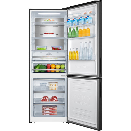 Hisense RB645N4BFE - Black Fridge Freezer - 495L Capacity - 70/30 Split - E Energy Rating