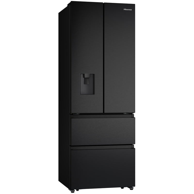 Hisense RF632N4WFE - Black American Fridge Freezer - 485L - E Energy Rating