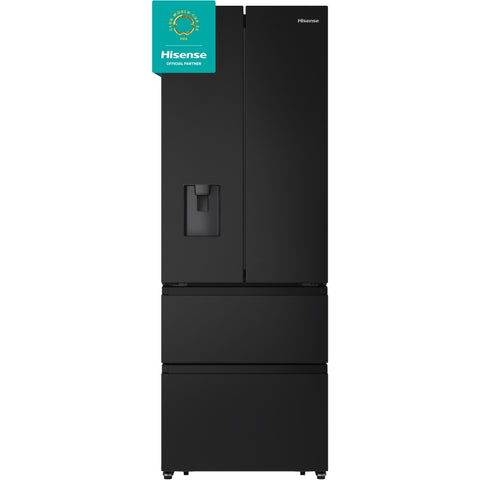 Hisense RF632N4WFE - Black American Fridge Freezer - 485L - E
