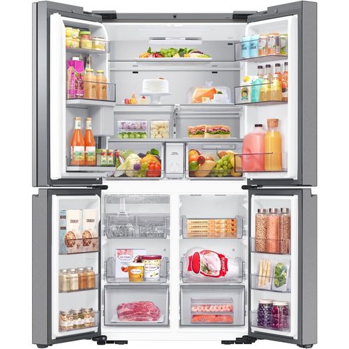 Samsung RF65DG9H0ESR - Stainless Steel American Fridge Freezer - Family Hub AI - E Rated