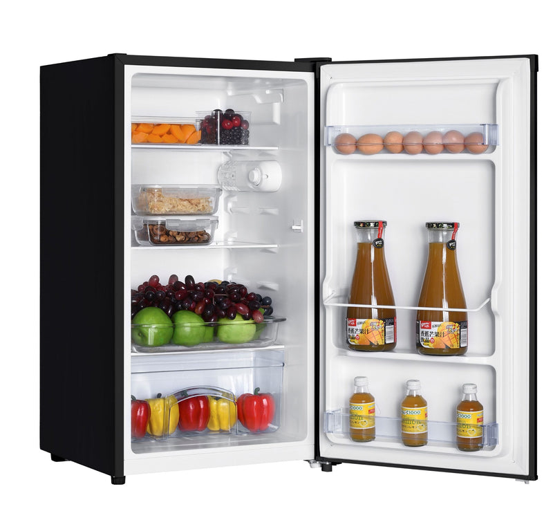IceKing RL111BK - Black Undercounter Fridge - 88 litres - E energy