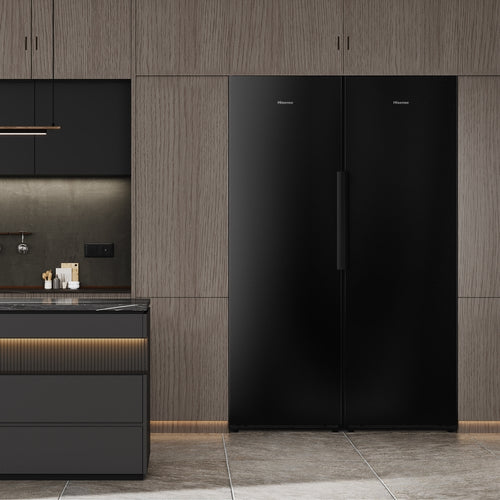 Hisense RL5K370GSFC - Black Larder Fridge - 372L - C Energy Rated