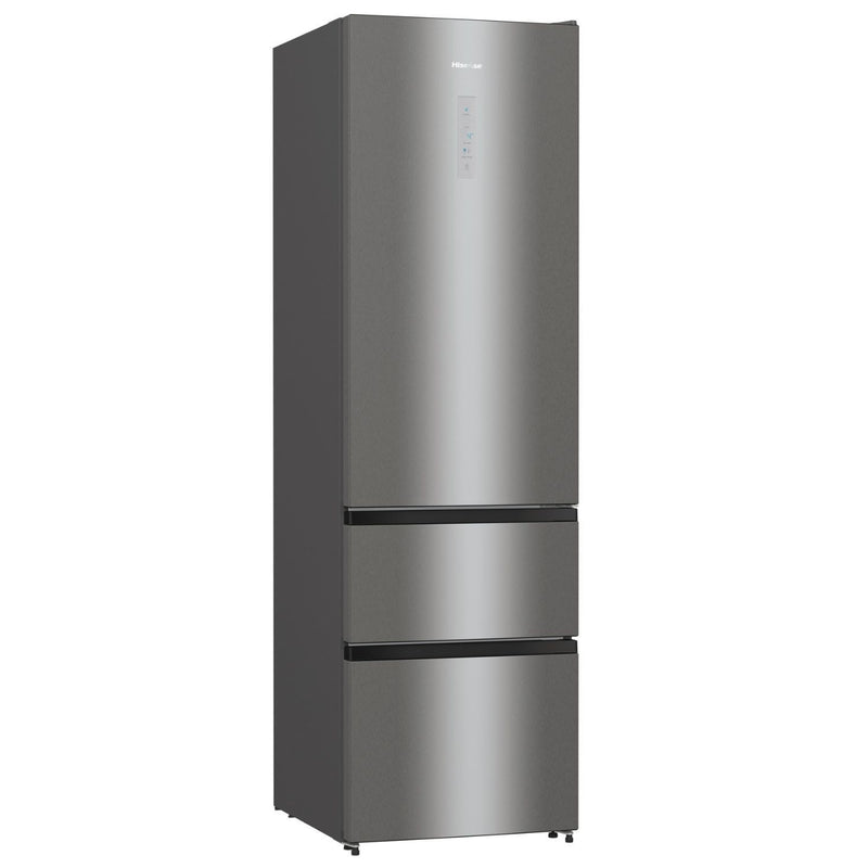 Hisense RM469N4AFEUK - Stainless Steel Freestanding 70/30 Frost Free Fridge Freezer - E Rated