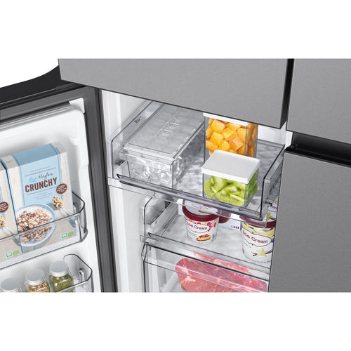 Samsung RM70F67RDREU - Stainless Steel American Fridge Freezer - 669L - D Rated