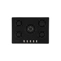 Rangemaster RMB70HPNGFGL - Black Glass Gas Hob - 70cm - 5 Burners
