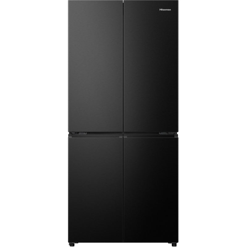 Hisense RQ5P470SAFD - Black/Stainless Steel American Fridge Freezer - 483L - D Energy