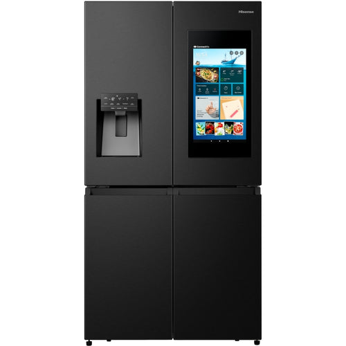 Hisense RQ760N4IFE - Black American Fridge Freezer - 577L - E Rated