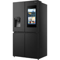 Hisense RQ760N4IFE - Black American Fridge Freezer - 577L - E Rated