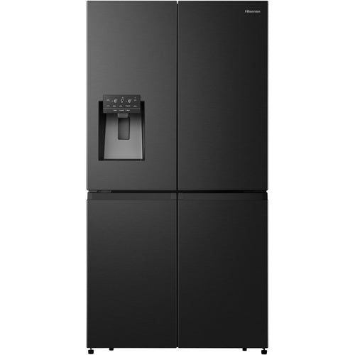 Hisense RQ760N4SBFE - Black American Fridge Freezer - 584L - E Rated