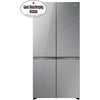 Hisense RQ768N4GVE - Silver American Fridge Freezer - 591L - E Energy Rating