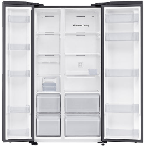 Samsung RS62DG5003B1EU - Black American Fridge Freezer - 655L - E Rated