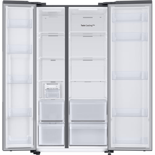 Samsung RS66A8101S9 - Silver American Fridge Freezer - 652L - E Rated