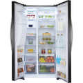 Hisense RS694N4IBE - Black American Fridge Freezer - 562L - E Rated