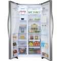 Hisense RS694N4ICE - Stainless Steel American Fridge Freezer - 562L - E Energy