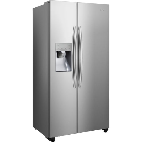 Hisense RS694N4ICE - Stainless Steel American Fridge Freezer - 562L - E Energy