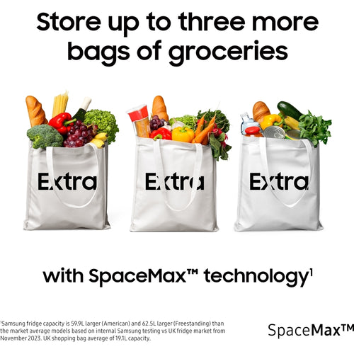 Samsung RS70F64KDTEU - Silver American Fridge Freezer - 640L - D Rated