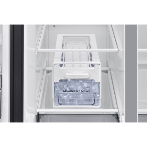 Samsung RS70F67QCFEU - Black American Fridge Freezer - 652L - C Energy Rating