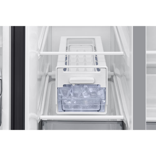 Samsung RS70F68QBFEU - Black American Fridge Freezer - 652L - B Energy