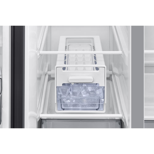 Samsung RS70F68QBTEU - Silver American Fridge Freezer - 652L - B Energy Rated