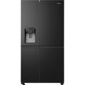 Hisense RS818N4TFC - Black/Stainless Steel American Fridge Freezer - 632L - C Energy