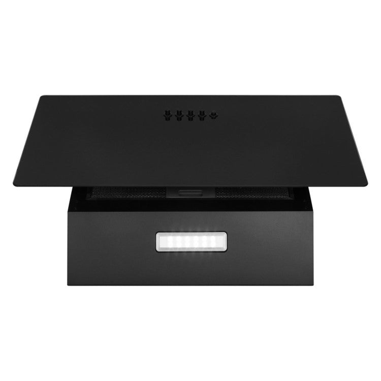 CDA SCAG60BL - Black 60cm Angled Chimney Extractor - A Energy Rated
