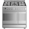 Smeg SCB92MX8 - Stainless Steel 90cm Dual Fuel Range Cooker - 70L + 35L - A Rated
