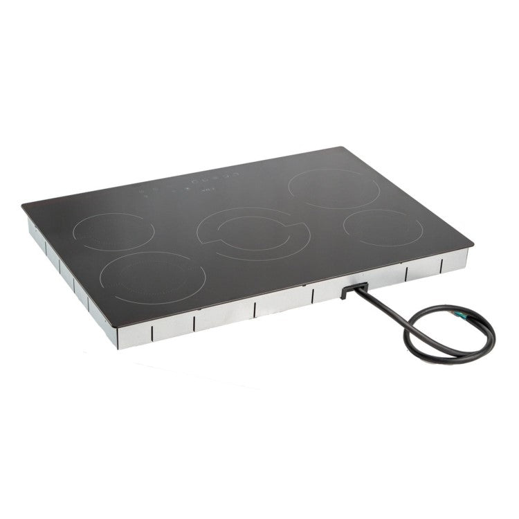 CDA SCC070FR - Black 70cm 5 Zone Ceramic Hob - Touch Controls