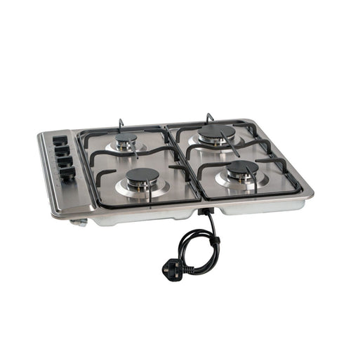 CDA SCG060SS - Stainless Steel 60cm Gas Hob - 4 Cooking Zones