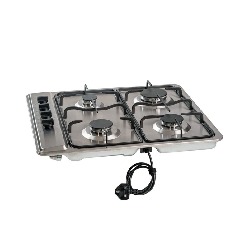 CDA SCG060SS - Stainless Steel 60cm Gas Hob - 4 Cooking Zones