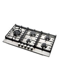 Teknix SCGH91X - Stainless steel 5 Zone Gas Hob