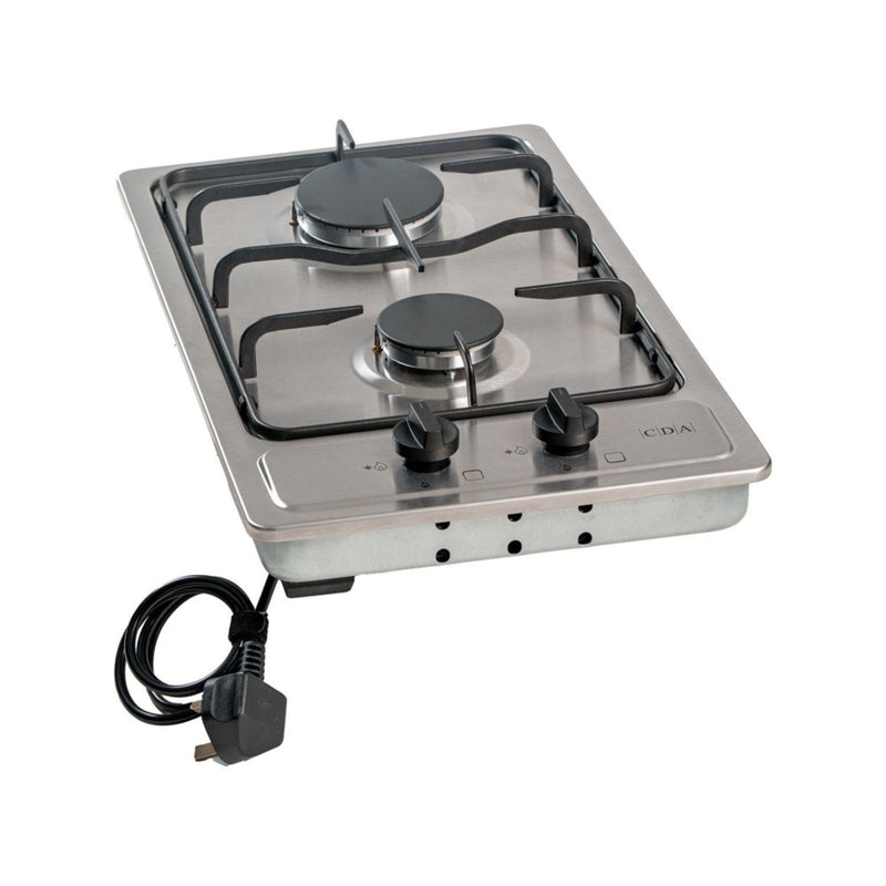 CDA SCG030SS - Stainless Steel 30cm Domino Gas Hob - 2 Burners