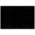 Teknix SCIH77SL - Black 77cm Induction Hob - 4 Zones with Flex Areas