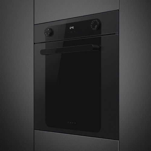 SMEG SF6200TBI - Black 70L Built-In Single Oven - 12 Cooking Functions - A Energy