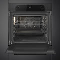 SMEG SF6200TBI - Black 70L Built-In Single Oven - 12 Cooking Functions - A Energy