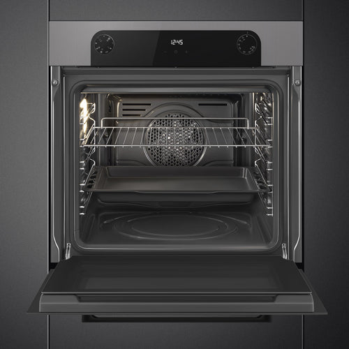 SMEG SF6200TSI - Silver 60cm Built-In Single Oven - 70L - A Energy