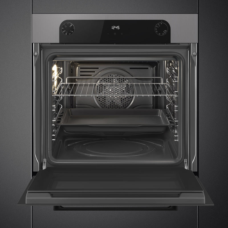 SMEG SF6200TSI - Silver 60cm Built-In Single Oven - 70L - A Energy