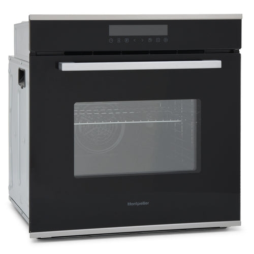 Montpellier SFO73B - Stainless Steel Single Oven - 70L Capacity - A Energy Rating