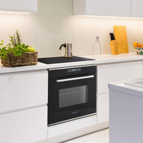 Montpellier SFO73B - Stainless Steel Single Oven - 70L Capacity - A Energy Rating