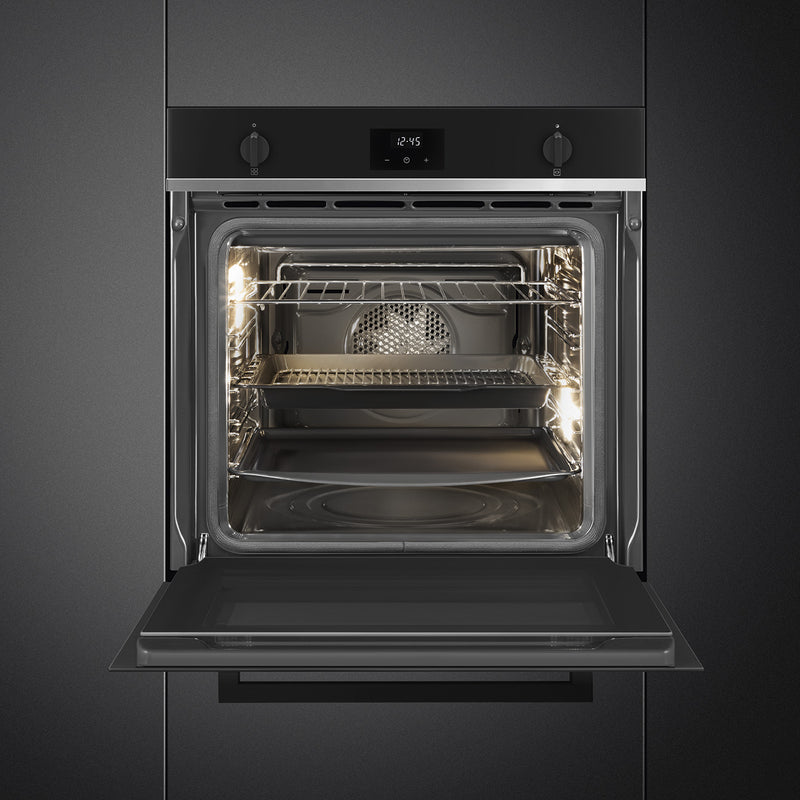 Smeg SFP6401TB - Black Single Oven - 70 Litres - A+ energy