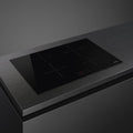 Smeg SI2741D - Black 80cm 4 Zone Induction Hob HARD WIRED - Touch Controls - 9 Power Levels