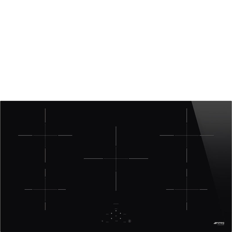 SMEG SI2951D - Black 90cm Induction Hob - 5 Zones - Digi Touch