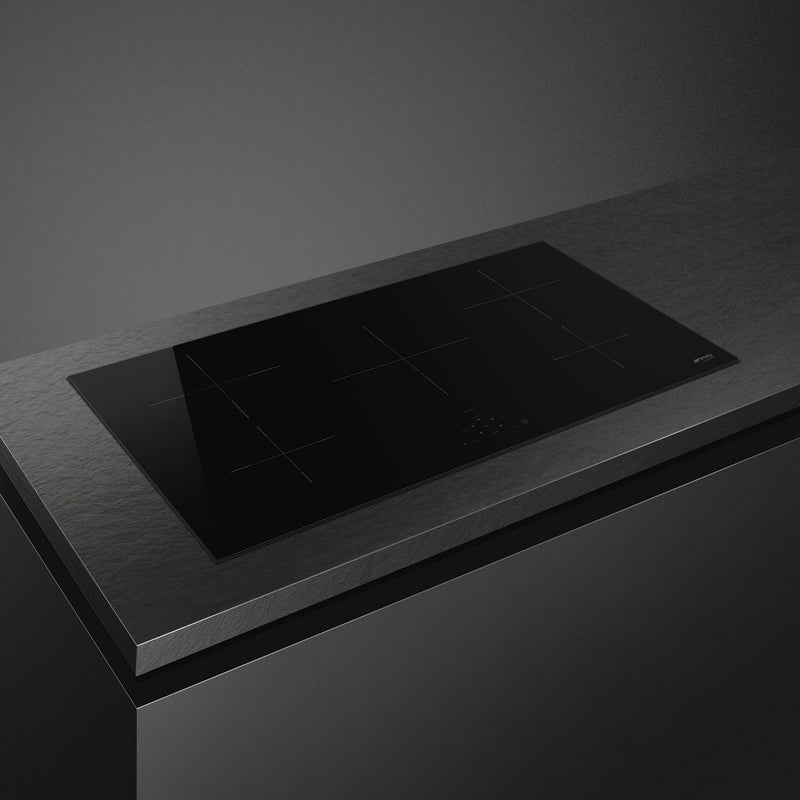 SMEG SI2951D - Black 90cm Induction Hob - 5 Zones - Digi Touch