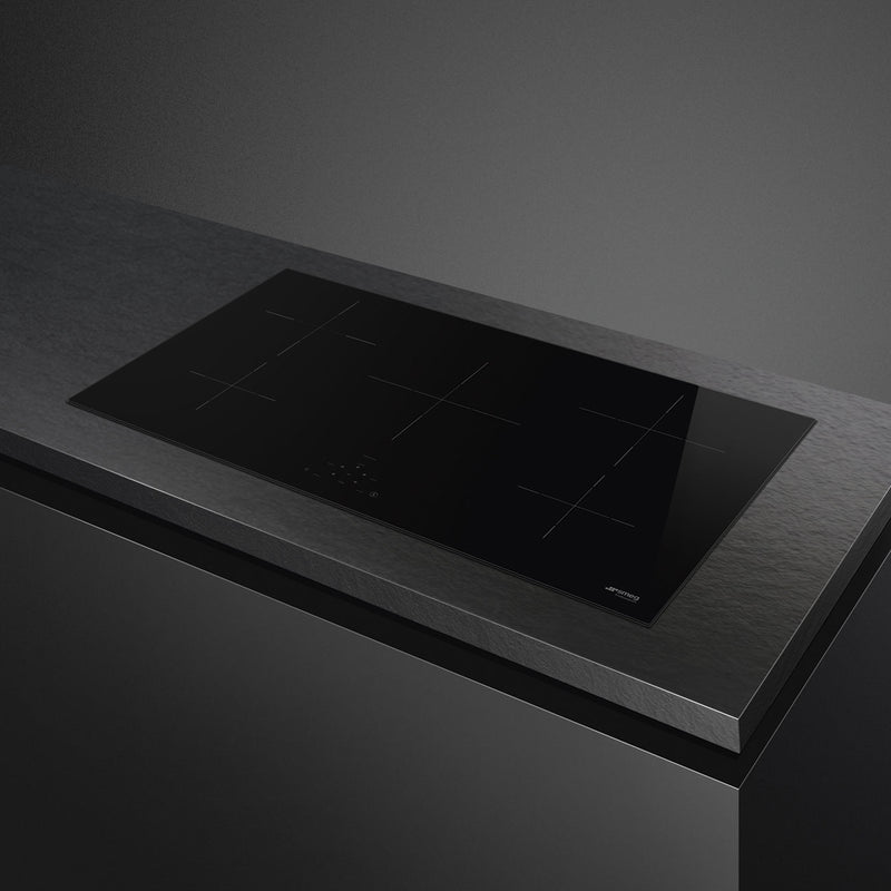 SMEG SI2951D - Black 90cm Induction Hob - 5 Zones - Digi Touch