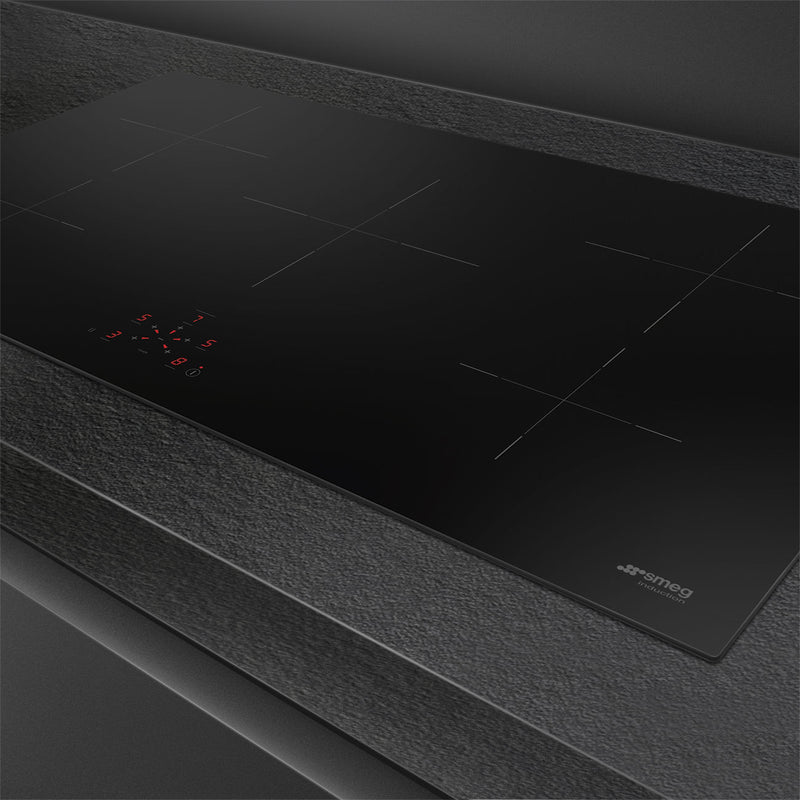 SMEG SI2951D - Black 90cm Induction Hob - 5 Zones - Digi Touch