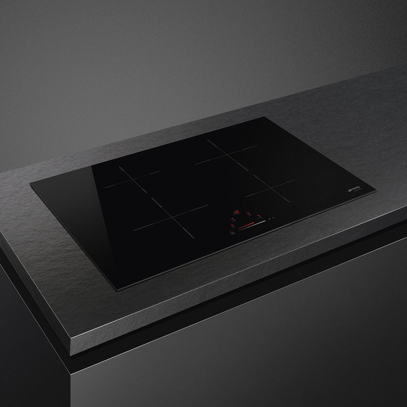 SMEG SI4742D - Black Induction Hob - 4 Zones - B Energy