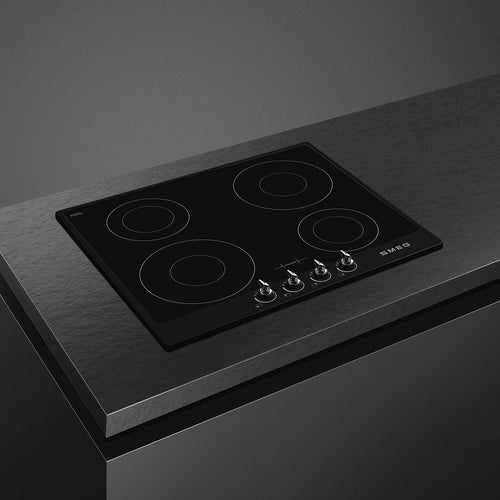 Smeg SI964NM - Black 4 Zone Induction Hob