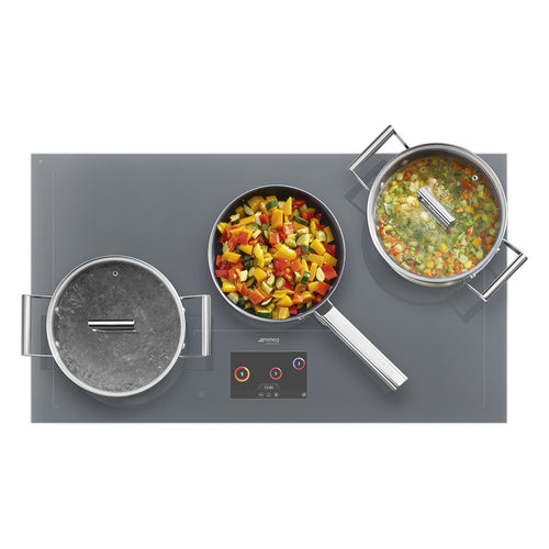 Smeg SIA1963DS - Silver 6 Zone Induction Hob