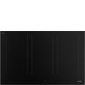 SMEG SIM3864N - Matte Black 80cm Induction Hob - 6 Cooking Zones - MultiZone